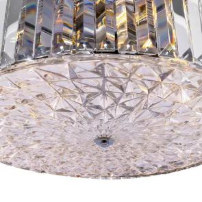 Lestenec MOD080CL-08CH krom | Kristalna LED svetilka