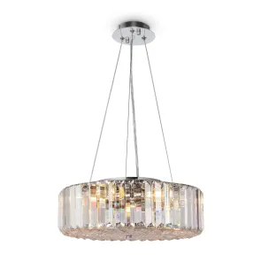 Chrome Ceiling Chandelier MOD080CL-06CH | Crystal LED Light