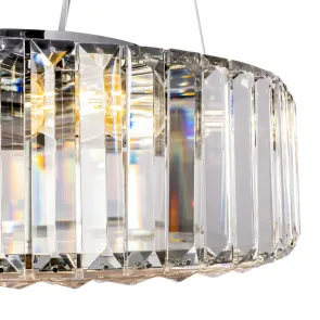 Chrome Ceiling Chandelier MOD080CL-06CH | Crystal LED Light