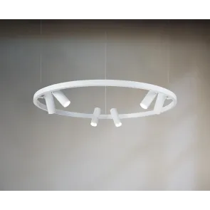 MOD102PL-L42W White LED Pendant Chandelier | Modern Light 3000K