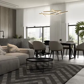 MOD016PL-L75MG3K Gold LED Pendant Chandelier | Modern Light 3000K