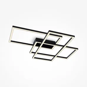 Stropna LED svetilka MOD015CL-L80B črna | Moderna svetilka 3000K