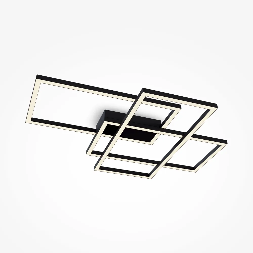 MOD015CL-L80B Black LED Ceiling Light | Modern Ceiling Lamp 3000K