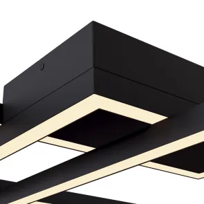 MOD015CL-L80B Black LED Ceiling Light | Modern Ceiling Lamp 3000K