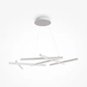 MOD016PL-L75W White LED Pendant Chandelier | Modern Light 3000K