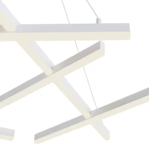 Viseča LED svetilka MOD016PL-L75W bela | Moderna svetilka 3000K