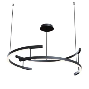 Viseča LED svetilka MOD054PL-L52B4K črna | Moderna svetilka 4000K