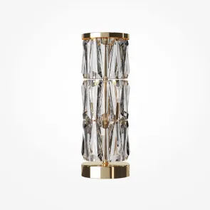 Namizna svetilka MOD043TL-02G zlata s kristali | Dizajnerska svetilka