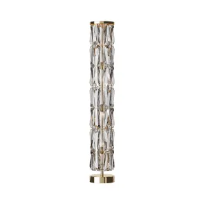 MOD043FL-08G Gold Crystal Floor Lamp | Luxury Designer Lighting