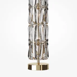 MOD043FL-08G Gold Crystal Floor Lamp | Luxury Designer Lighting