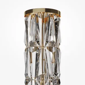 MOD043FL-08G Gold Crystal Floor Lamp | Luxury Designer Lighting
