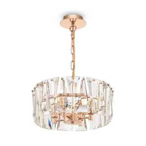 Gold Crystal Pendant Chandelier MOD043PL-04G | Modern Ceiling Light