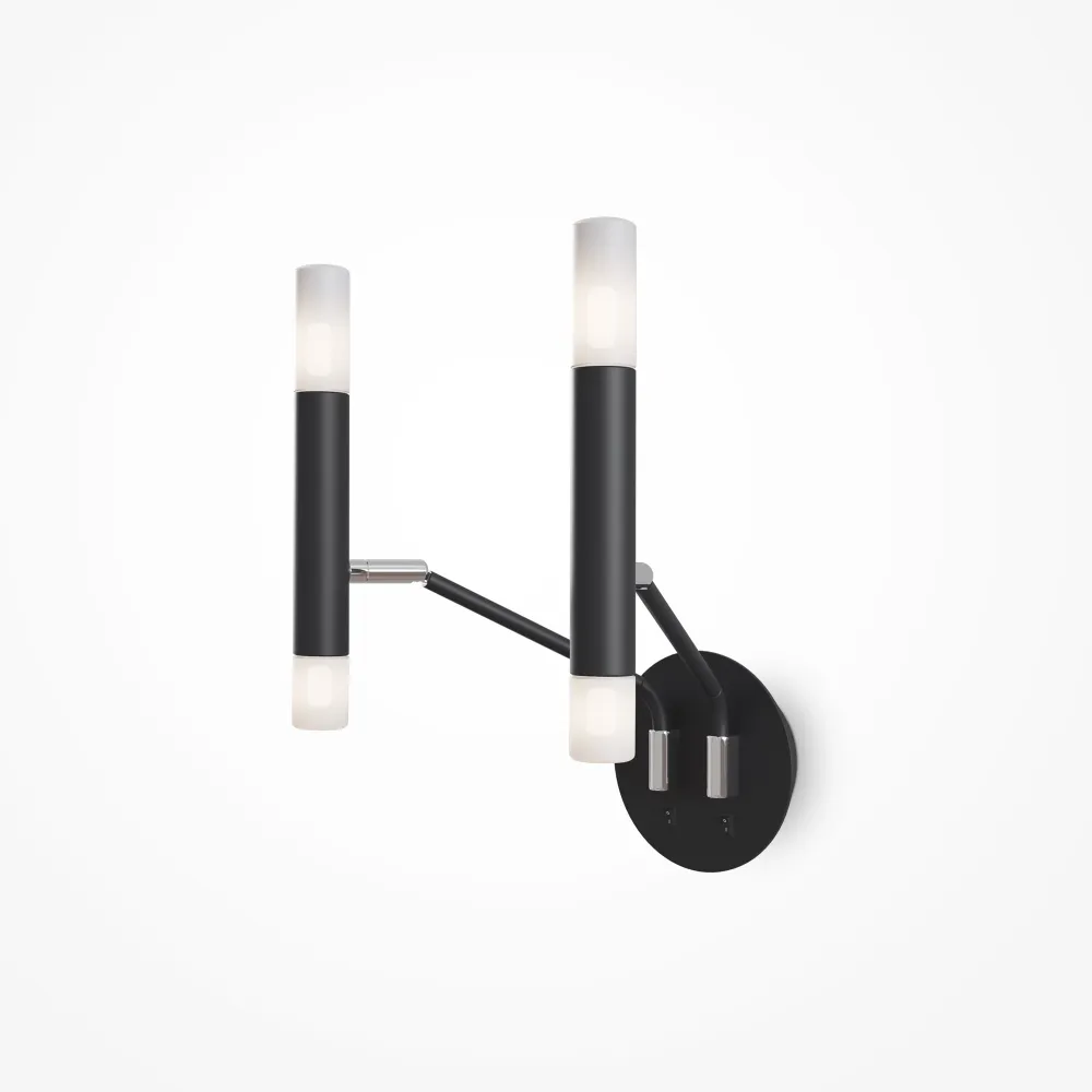 MOD620WL-04B Black LED Wall Light | Modern Wall Sconce