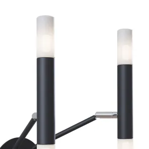 MOD620WL-04B Black LED Wall Light | Modern Wall Sconce