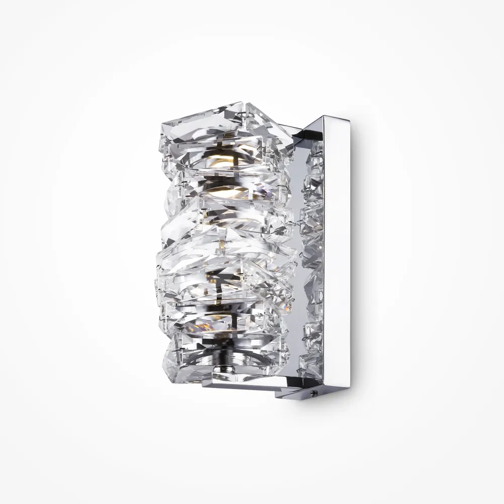 Stenska svetilka MOD124WL-L6CH3K krom LED | Kristalna stenska luč
