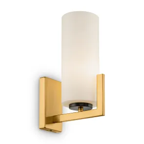 Stenska svetilka MOD089WL-01BS črna in medeninasta | Moderna stenska luč