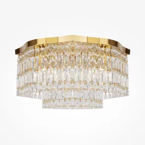 DIA005CL-06G Gold Crystal Ceiling Light | Luxury Chandelier