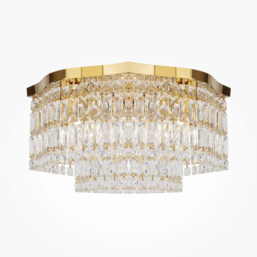 DIA005CL-06G Gold Crystal Ceiling Light | Luxury Chandelier