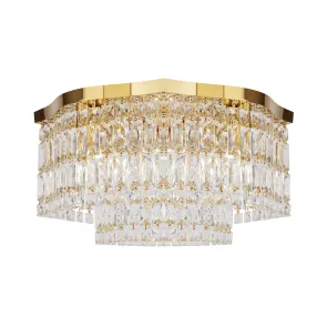 DIA005CL-06G Gold Crystal Ceiling Light | Luxury Chandelier