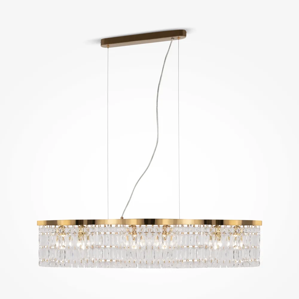 Gold Crystal Chandelier DIA005PL-06G | Modern LED Chandelier