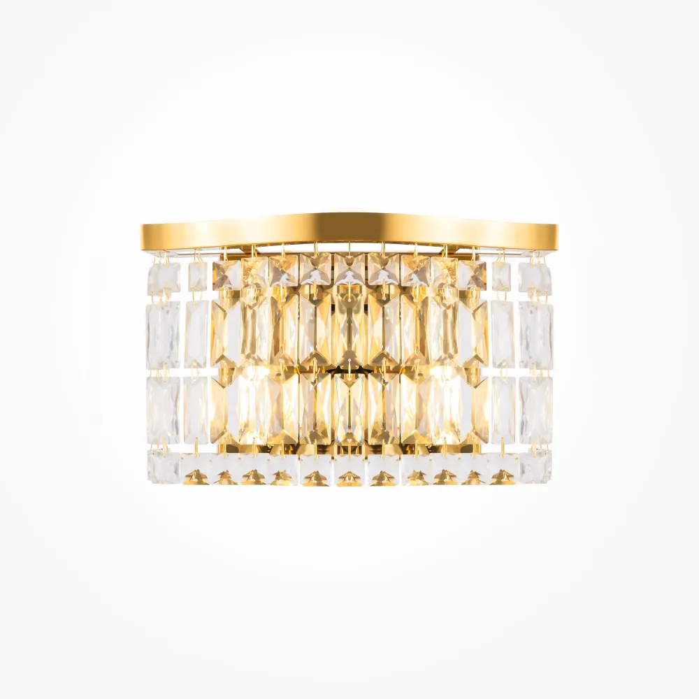 DIA005WL-02G Gold Crystal Wall Light | Modern LED Wall Sconce