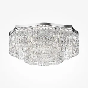 DIA005CL-10CH Chrome Crystal Ceiling Light | Modern LED Chandelier
