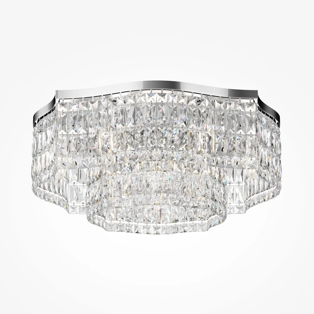 Chrome Crystal Chandelier DIA005CL-10CH | Modern LED Chandelier
