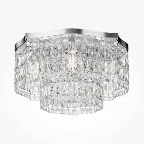 DIA005CL-06CH Chrome Crystal Ceiling Light | Modern LED Chandelier