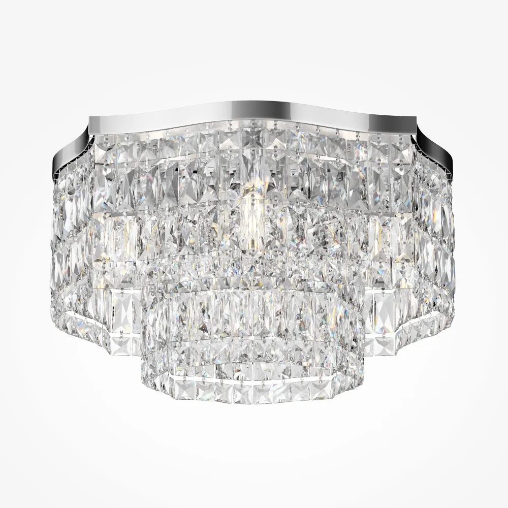 DIA005CL-06CH Chrome Crystal Chandelier | Modern LED Chandelier