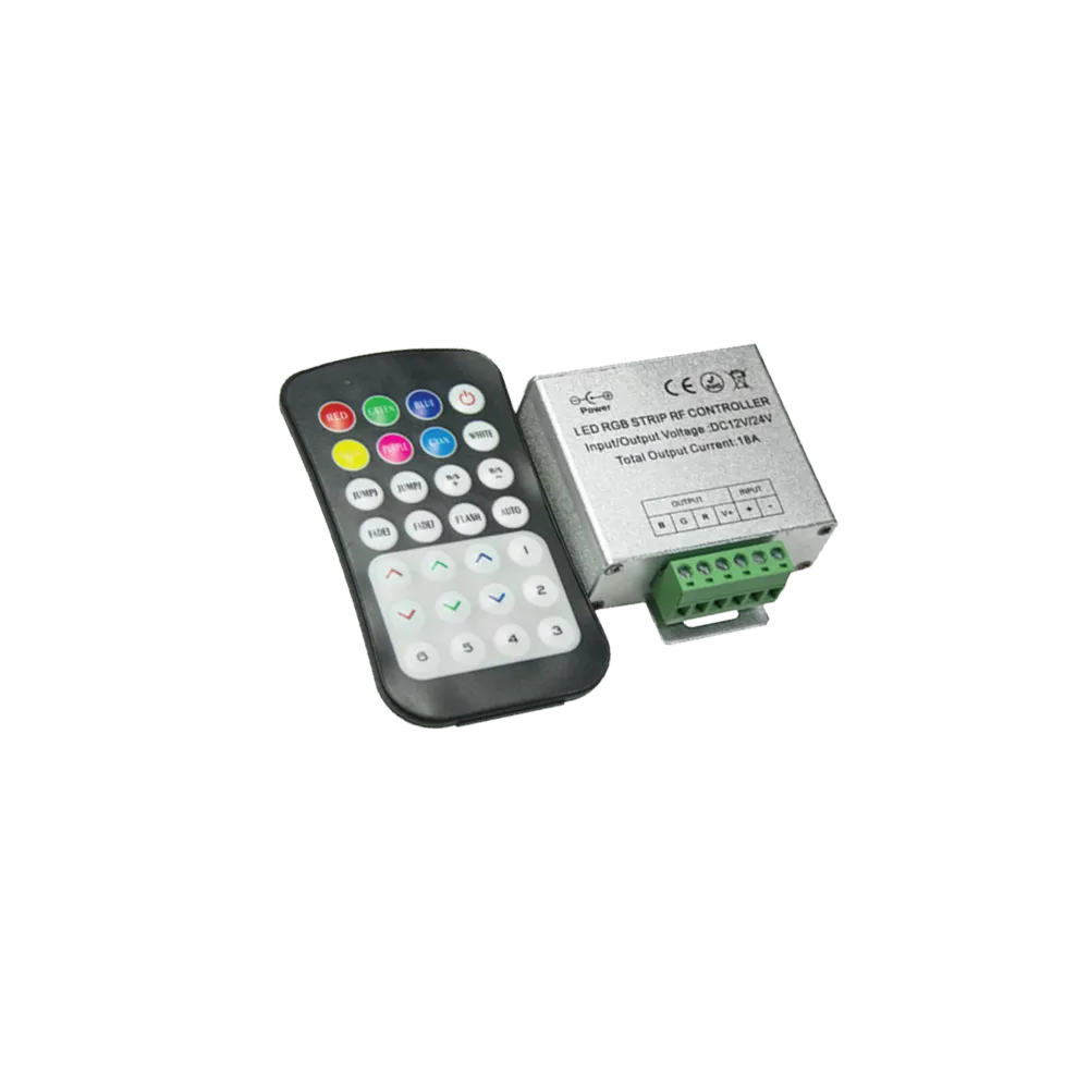 GREEN TECH LED kontroler Green Tech RF, RGB, 12-24V, 288W (12V), 576W (24V), skupni - LCS-040