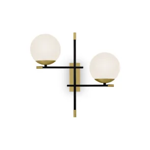Black Gold Wall Light MOD048WL-02G