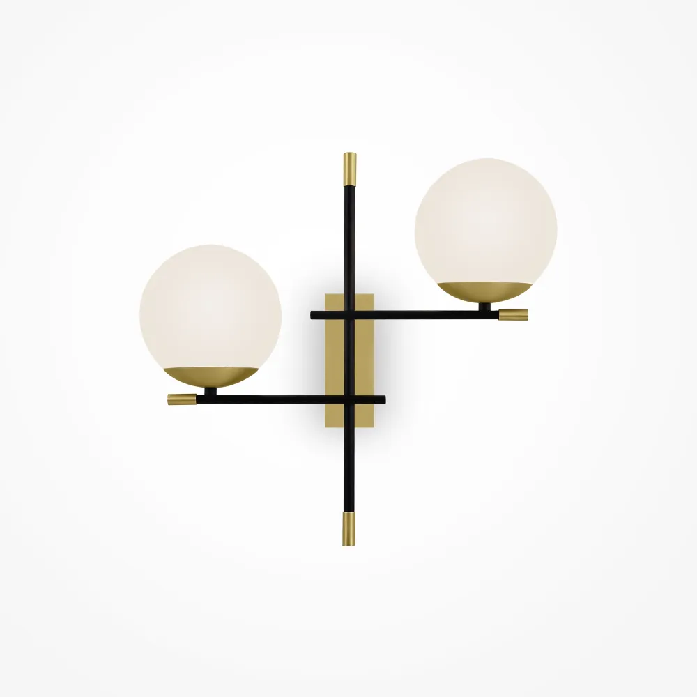 Black Gold Wall Light MOD050WL-02G