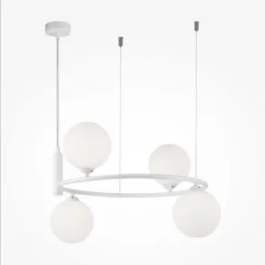 White Pendant Chandelier MOD013PL-04W