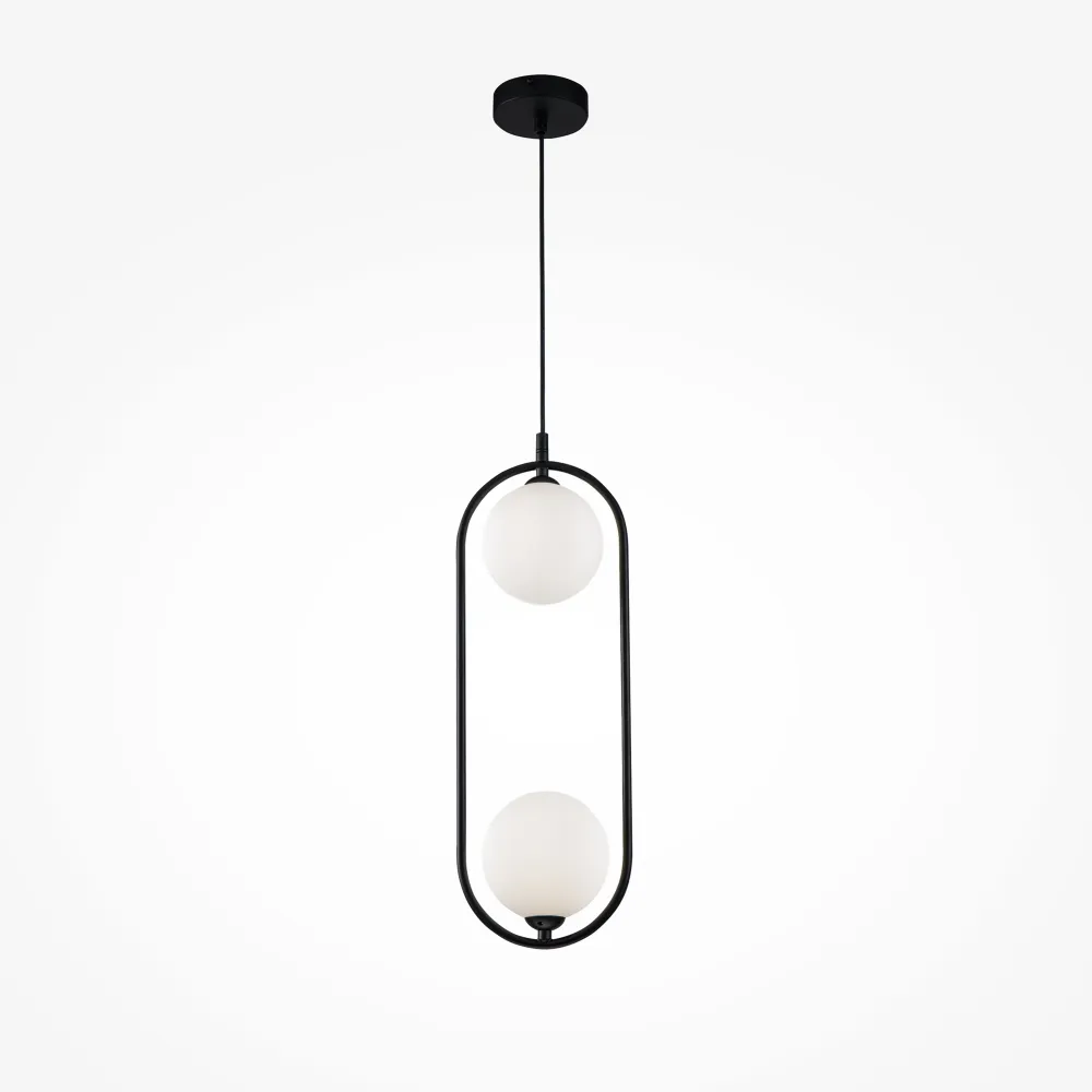 Black Pendant Chandelier MOD013PL-02B