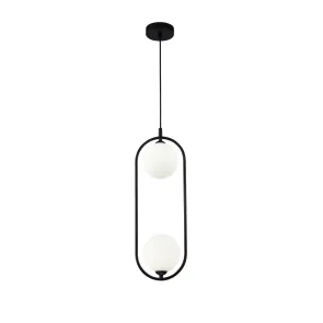 Black Pendant Chandelier MOD013PL-02B