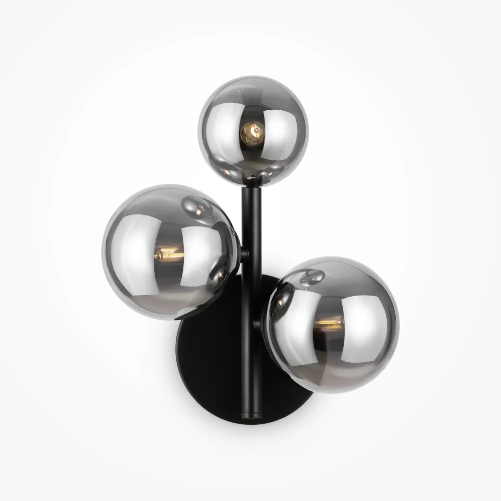 Stenska svetilka MOD545WL-03B črna modern