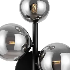 Stenska svetilka MOD545WL-03B črna modern