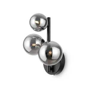 Stenska svetilka MOD545WL-03B črna modern