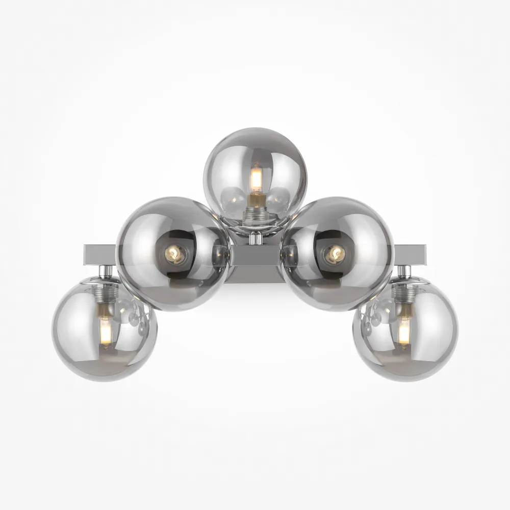 Wall Light MOD547WL-05CH Chrome Dallas