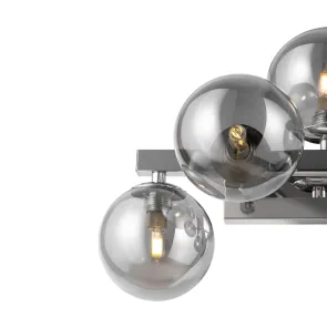 Wall Light MOD547WL-05CH Chrome Dallas