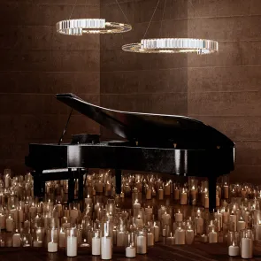 LED Pendant Light P097PL-L45BS3K for Dining Room