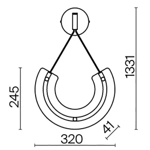 LED Wall Light P091WL-L18G3K in Modern Style