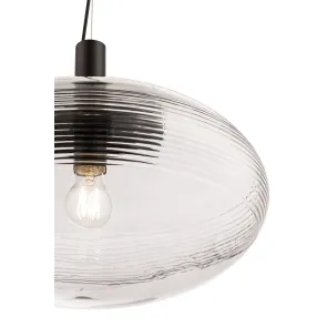 Pendant Light P062PL-01GR with Glass Shade