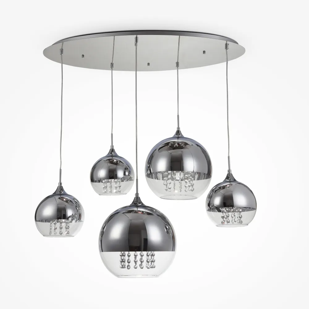 Blue Glass Pendant Light MOD238-PL-01-BL Modern Design