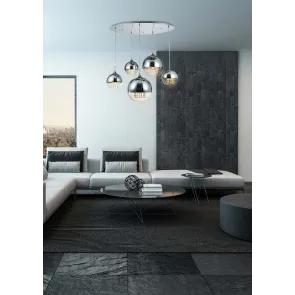 Blue Glass Pendant Light MOD238-PL-01-BL Modern Design