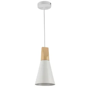 Pendant Light P359-PL-140-W Scandinavian Style White