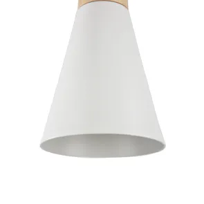 Pendant Light P359-PL-140-W Scandinavian Style White