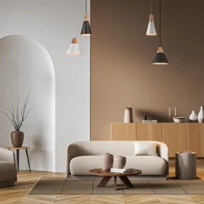 Pendant Light P359-PL-140-C Scandinavian Style Grey