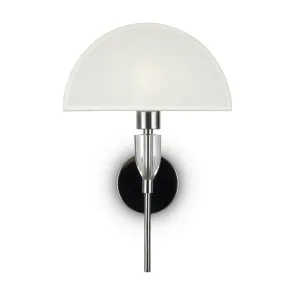 Bauhaus Wall Light Z034WL-01CH with White Shade