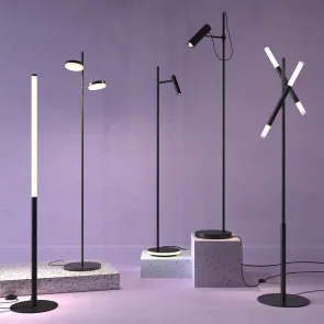 LED stoječa svetilka Z010FL-L8B3K za branje in dnevno sobo